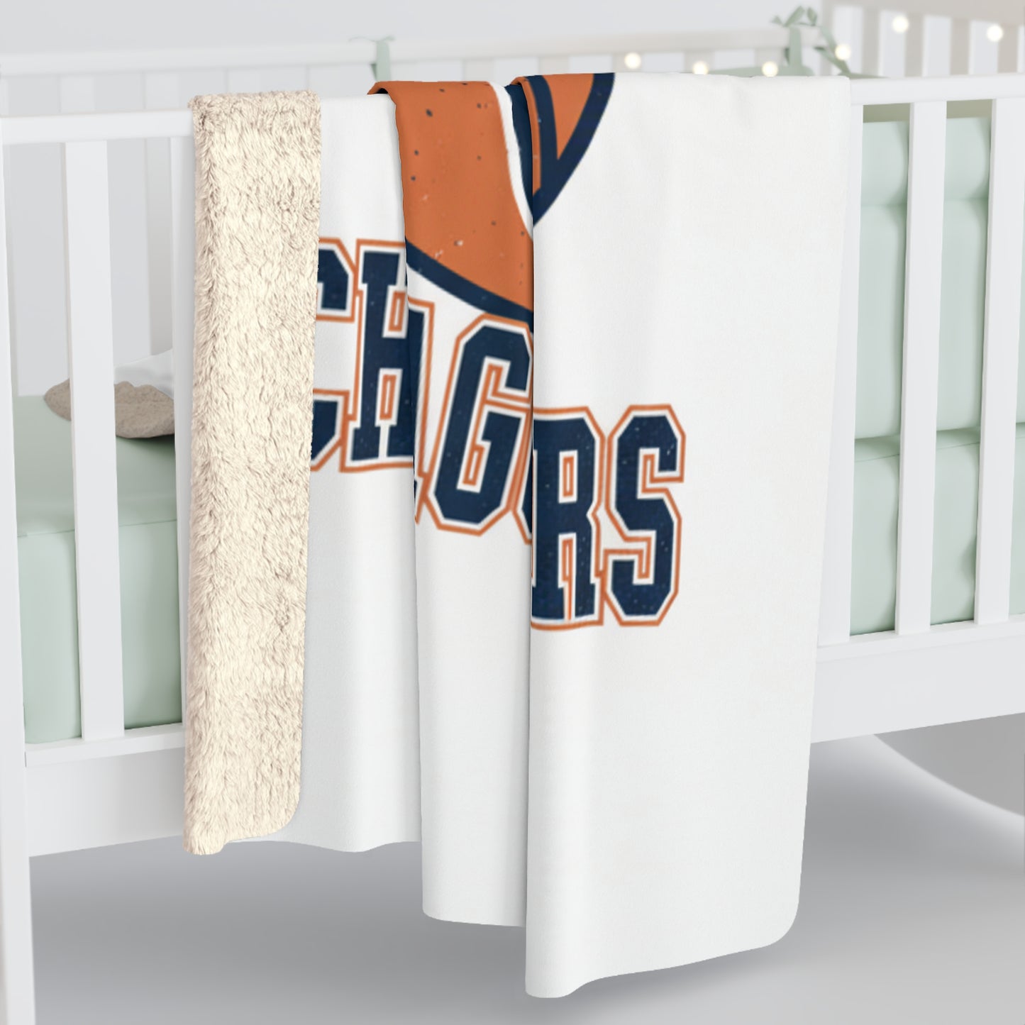 Chicago Bears Sherpa Fleece Blanket — Cozy NFL Throw with Bear Logo