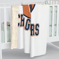Chicago Bears Sherpa Fleece Blanket — Cozy NFL Throw with Bear Logo