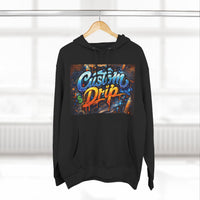 Custom Drip Urban Hoodie — Three-Panel Fleece Hoodie