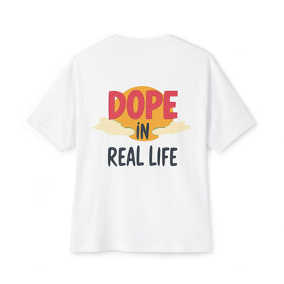 Retro Graphic Boxy T-Shirt - Dope in Real Life Tee