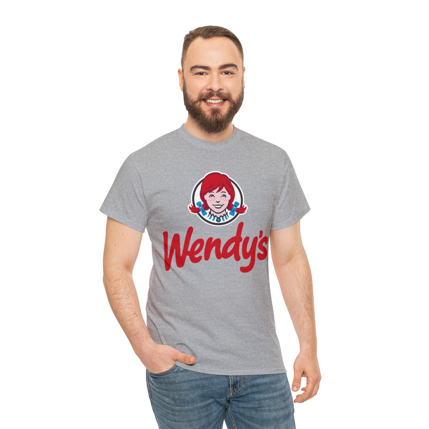 Wendy's Logo Unisex Heavy Cotton Tee