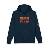 Burn It Up Hoodie — Fiery Skull Motorcycle Graphic Sweatshirt