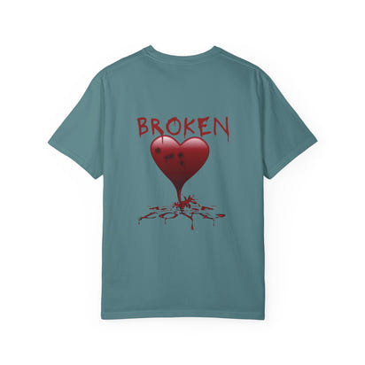 Broken Heart Unisex Garment-Dyed T-shirt