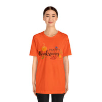 Happy Thanksgiving Jersey Short Sleeve Tee