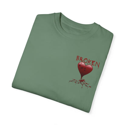 Broken Heart Unisex Garment-Dyed T-shirt