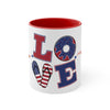 Love Accent Coffee Mug, 11oz