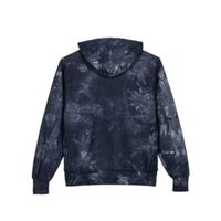 Tie-Dye Hoodie - 'Love, Peace, Dance' Embroidery