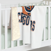 Chicago Bears Sherpa Fleece Blanket — Cozy NFL Throw with Bear Logo