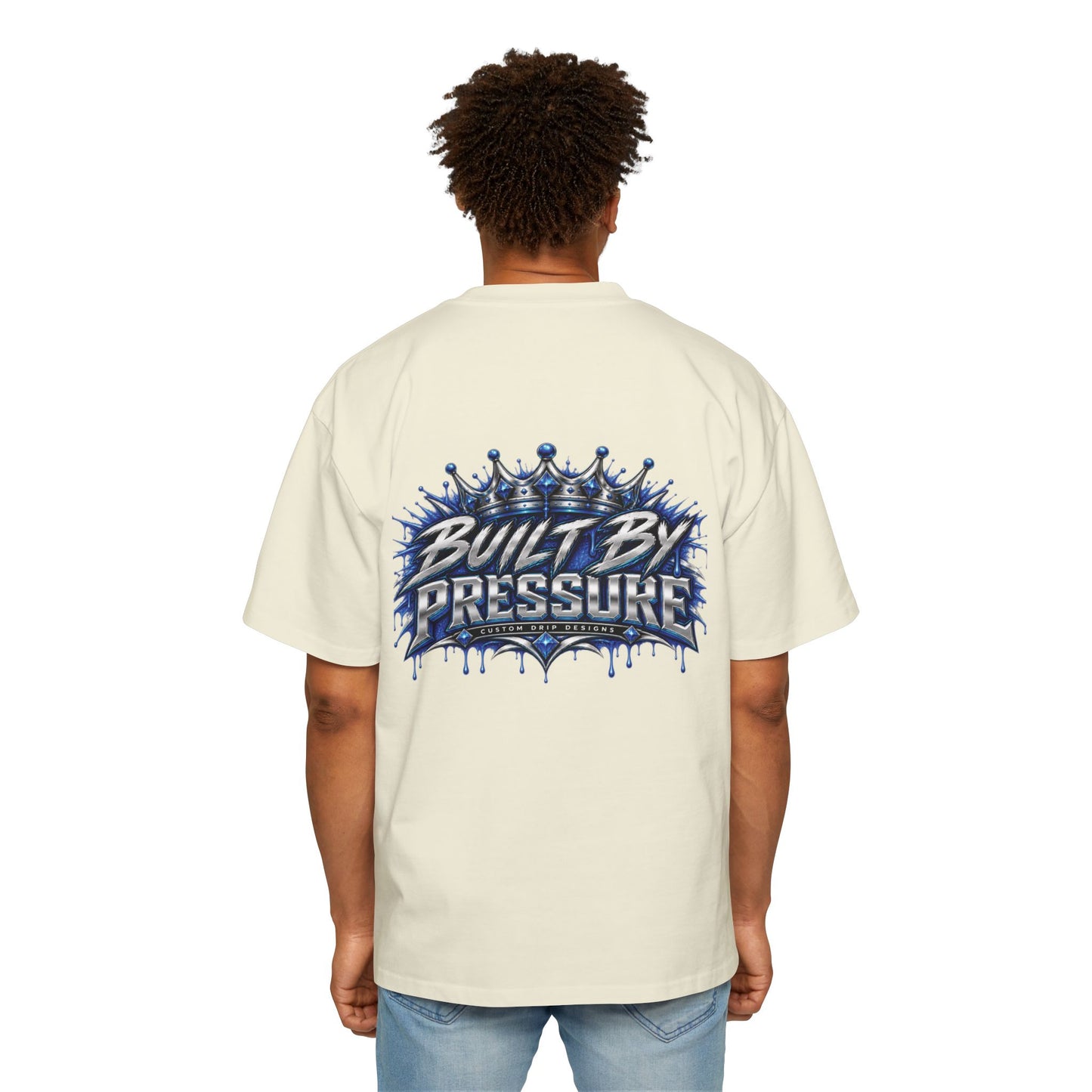 Built By Pressure Graphic Tee — Men's Oversized Streetwear T-Shirt