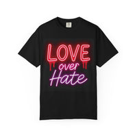 Garment-Dyed T-shirt Love over Hate