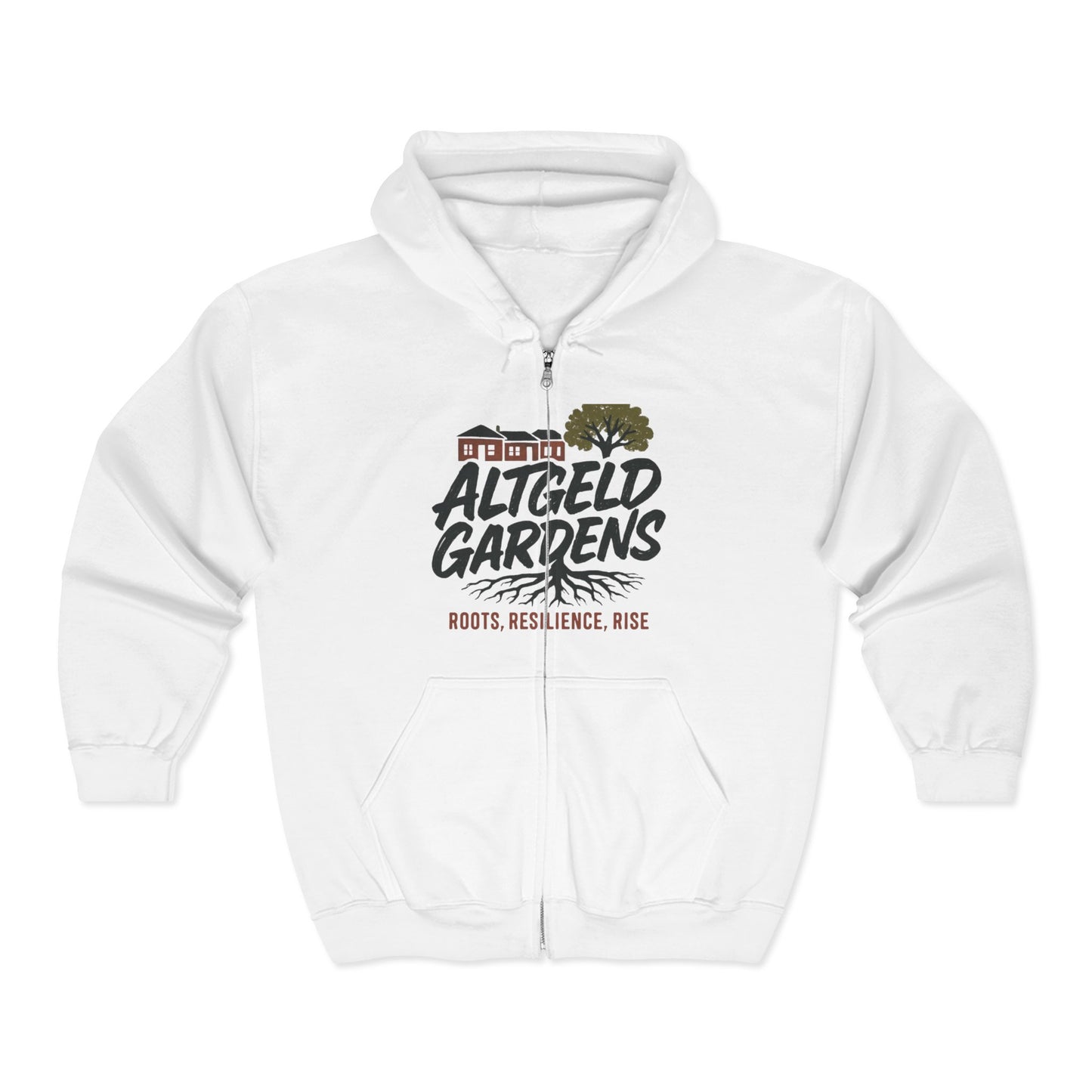 Hoodie - Altgeld Gardens Dirty 130 Urban Vibes Zip Hooded Sweatshirt