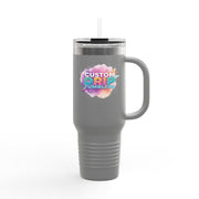 Stainless Steel Tumbler Insulated Travel Mug 40oz Custom Drip Design