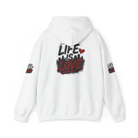 Life Is Love Hoodie — Inspirational Graphic Sweatshirt