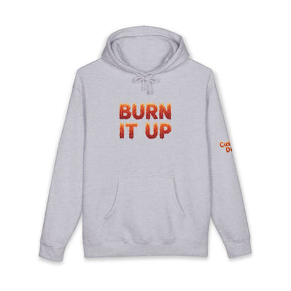 Burn It Up Hoodie — Fiery Skull Motorcycle Graphic Sweatshirt