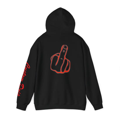Unisex Hoodie No F*cks Given by Custom Drip