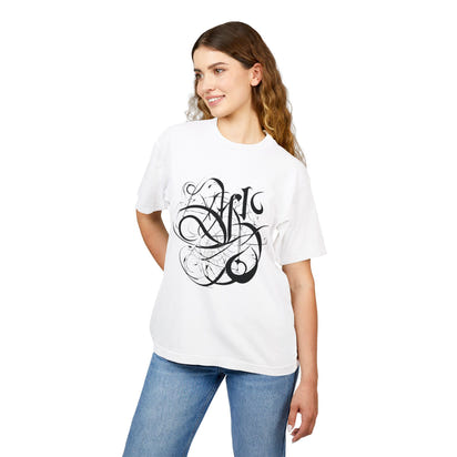 Ark Design with Custom Drip Logo on Back - Unisex Urban Heavy Tee