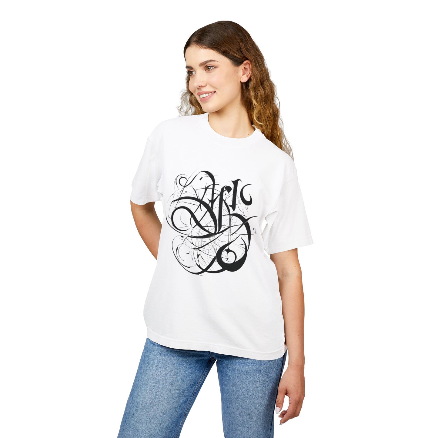 Ark Design with Custom Drip Logo on Back - Unisex Urban Heavy Tee