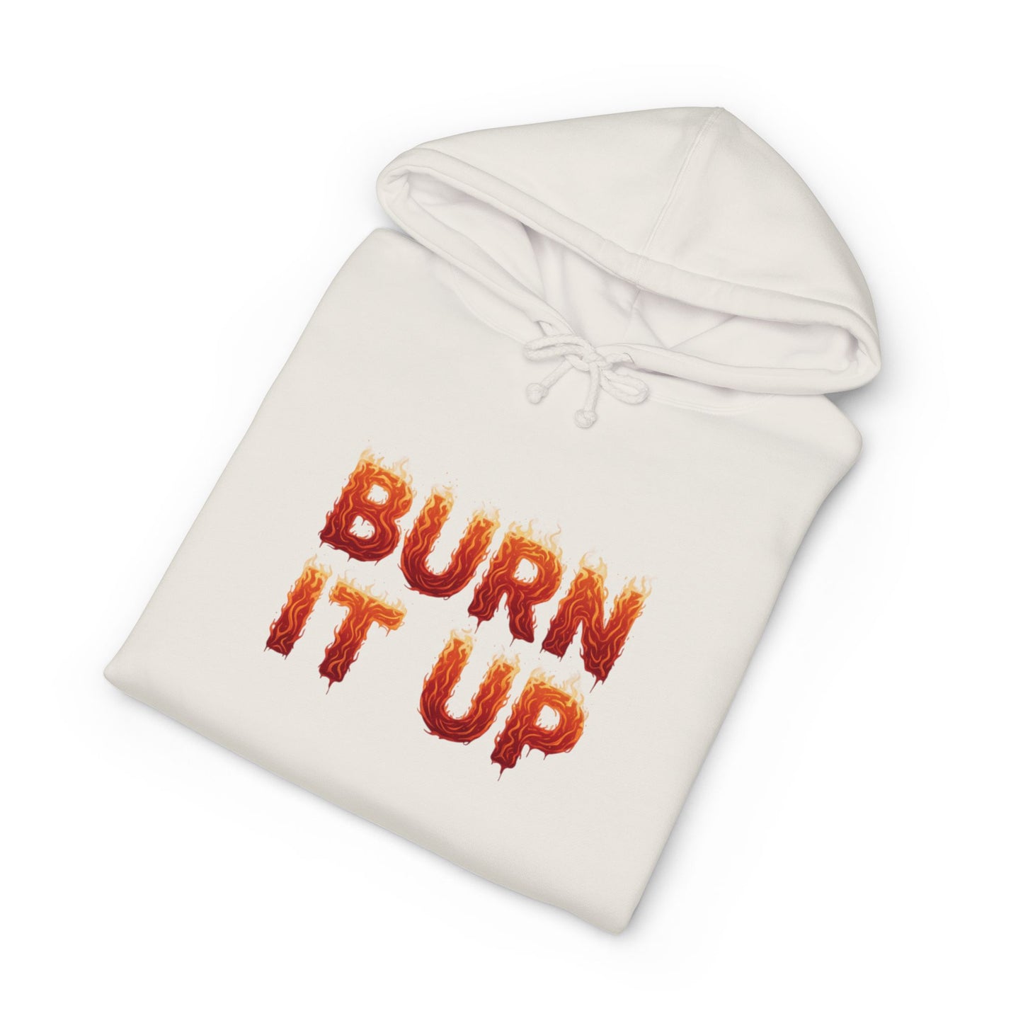 Burn It Up Hoodie — Fiery Skull Motorcycle Graphic Sweatshirt