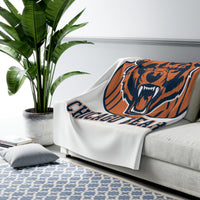 Chicago Bears Sherpa Fleece Blanket — Cozy NFL Throw with Bear Logo