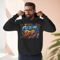 Custom Drip Urban Hoodie — Three-Panel Fleece Hoodie