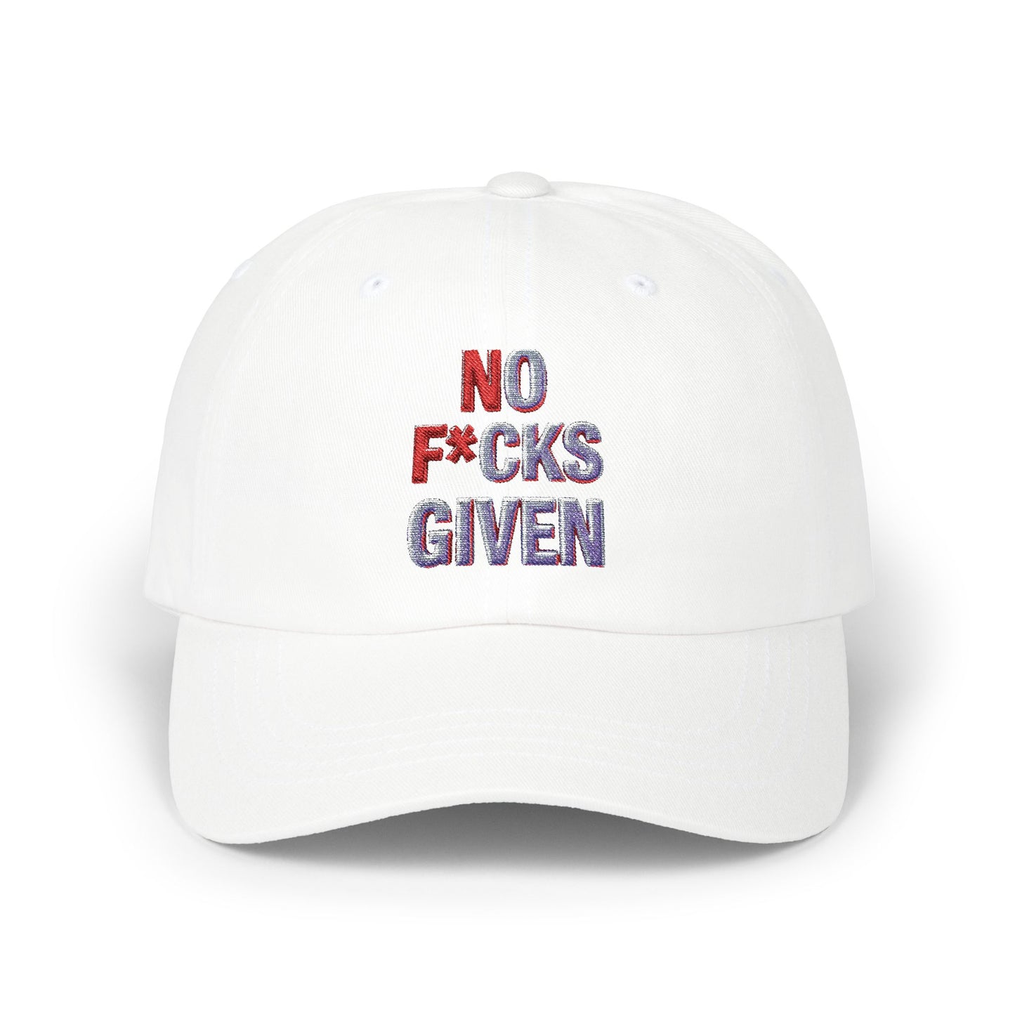 Cap - No F*cks Given - Edgy Dad Hat for the Bold and Fearless