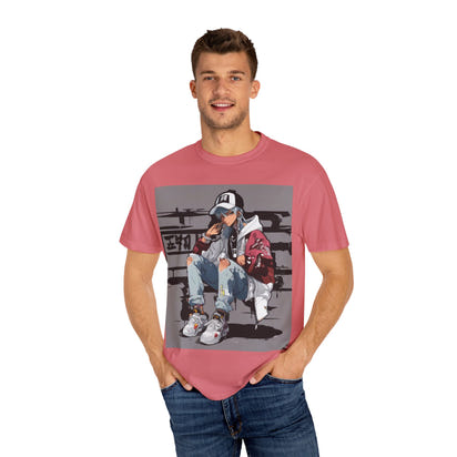 Street Art Unisex Garment-Dyed T-Shirt - Cool Urban Style Tee