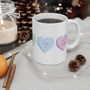 Mug Hearts Love Be Mine 11oz