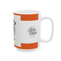 Chicago Bears Retro Roaring Bear Football Ceramic Mug — 11oz & 15oz