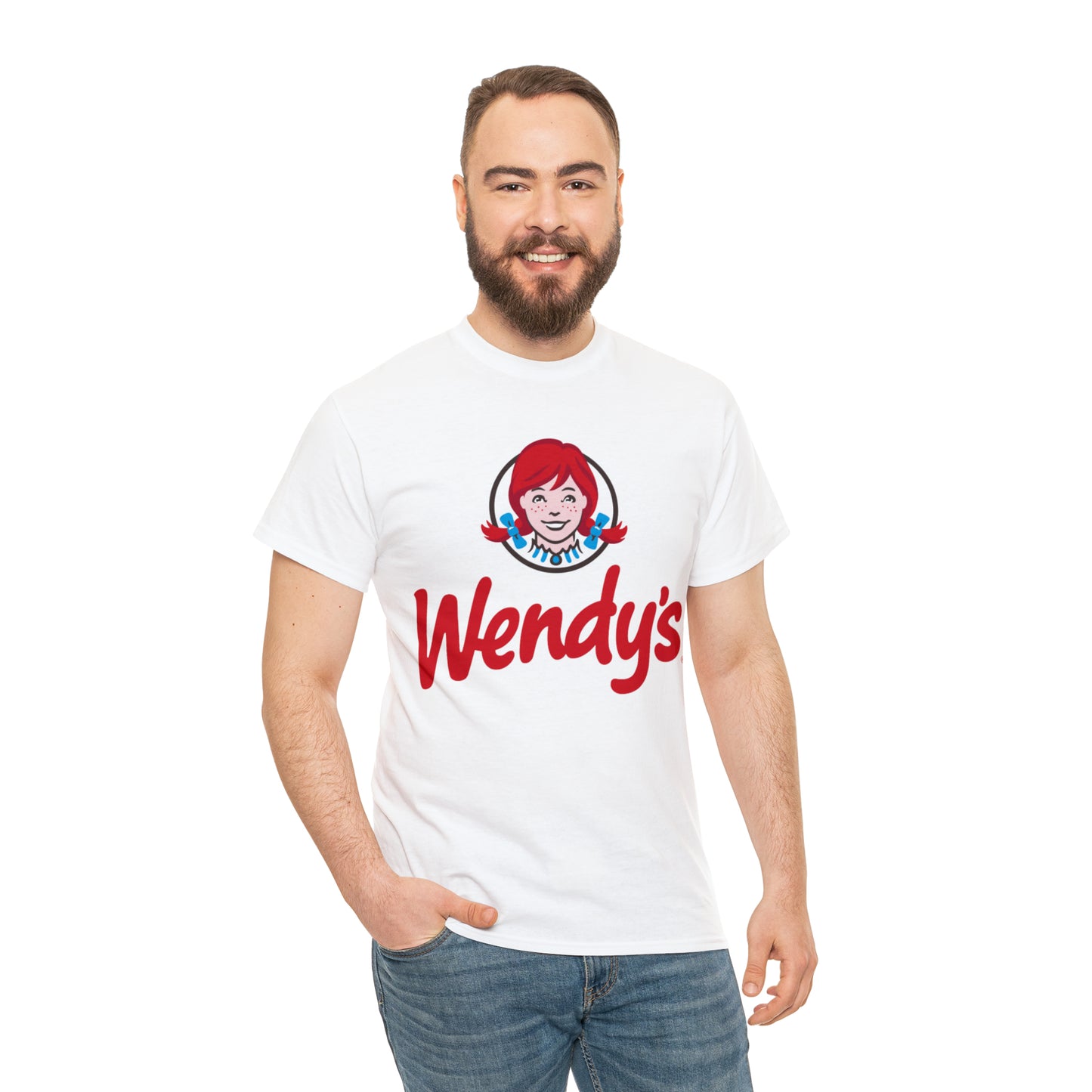 Wendy's Logo Unisex Heavy Cotton Tee