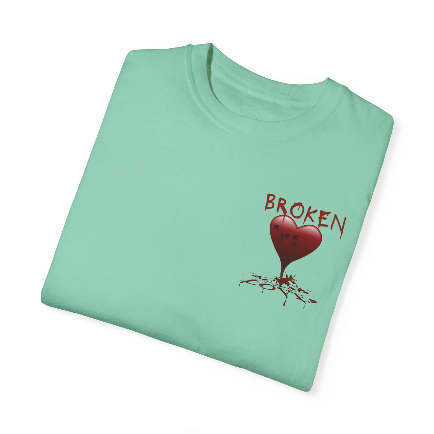 Broken Heart Unisex Garment-Dyed T-shirt