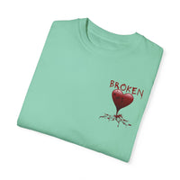 Broken Heart Unisex Garment-Dyed T-shirt