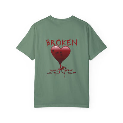 Broken Heart Unisex Garment-Dyed T-shirt