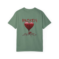 Broken Heart Unisex Garment-Dyed T-shirt