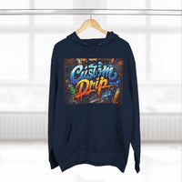 Custom Drip Urban Hoodie — Three-Panel Fleece Hoodie