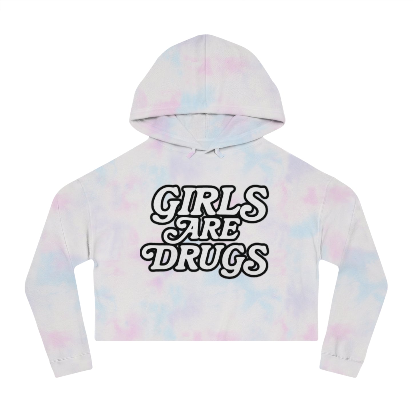 Girls Are Drugs Cropped Hoodie