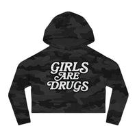 Girls Are Drugs Cropped Hoodie