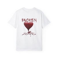 Broken Heart Unisex Garment-Dyed T-shirt