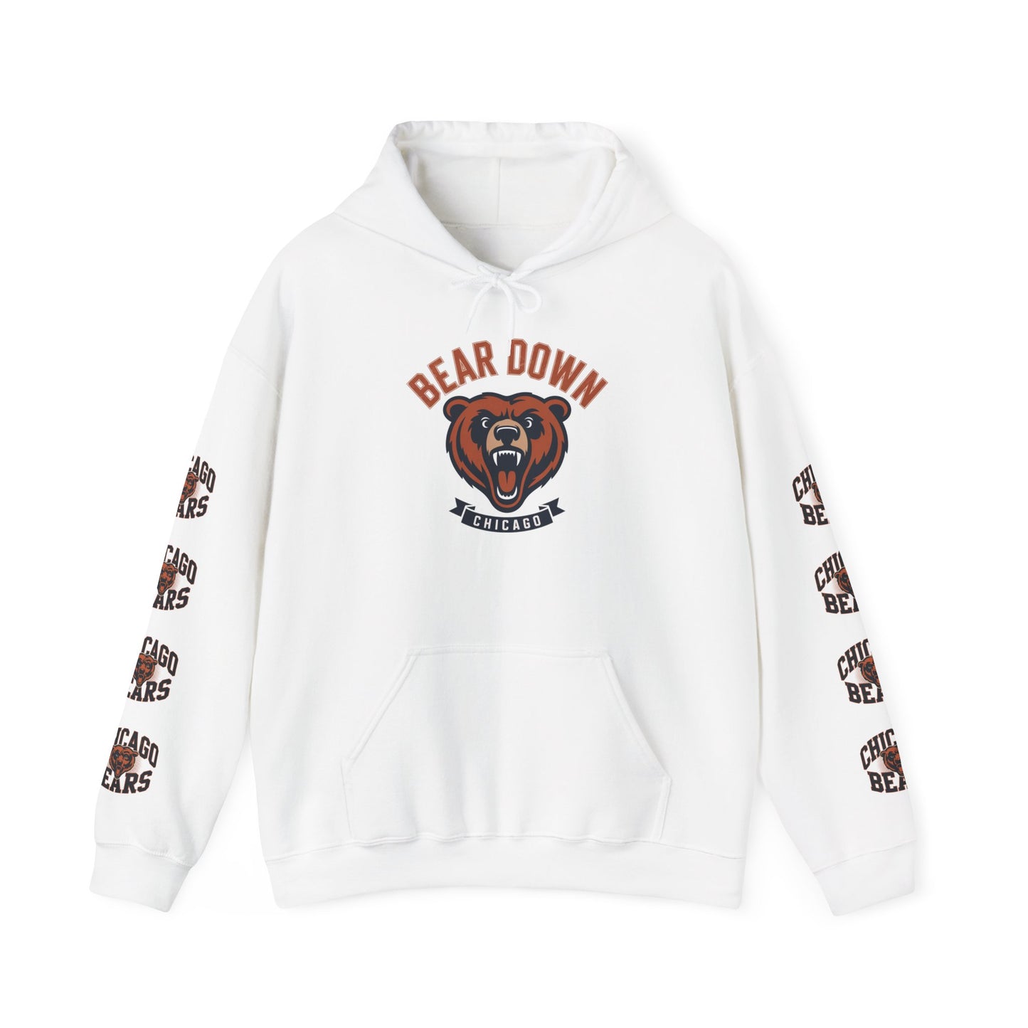 Chicago Bear Down Hoodie — Cozy Team-Inspired Hoodie