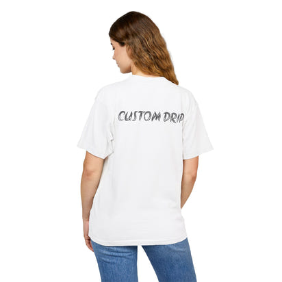 Ark Design with Custom Drip Logo on Back - Unisex Urban Heavy Tee