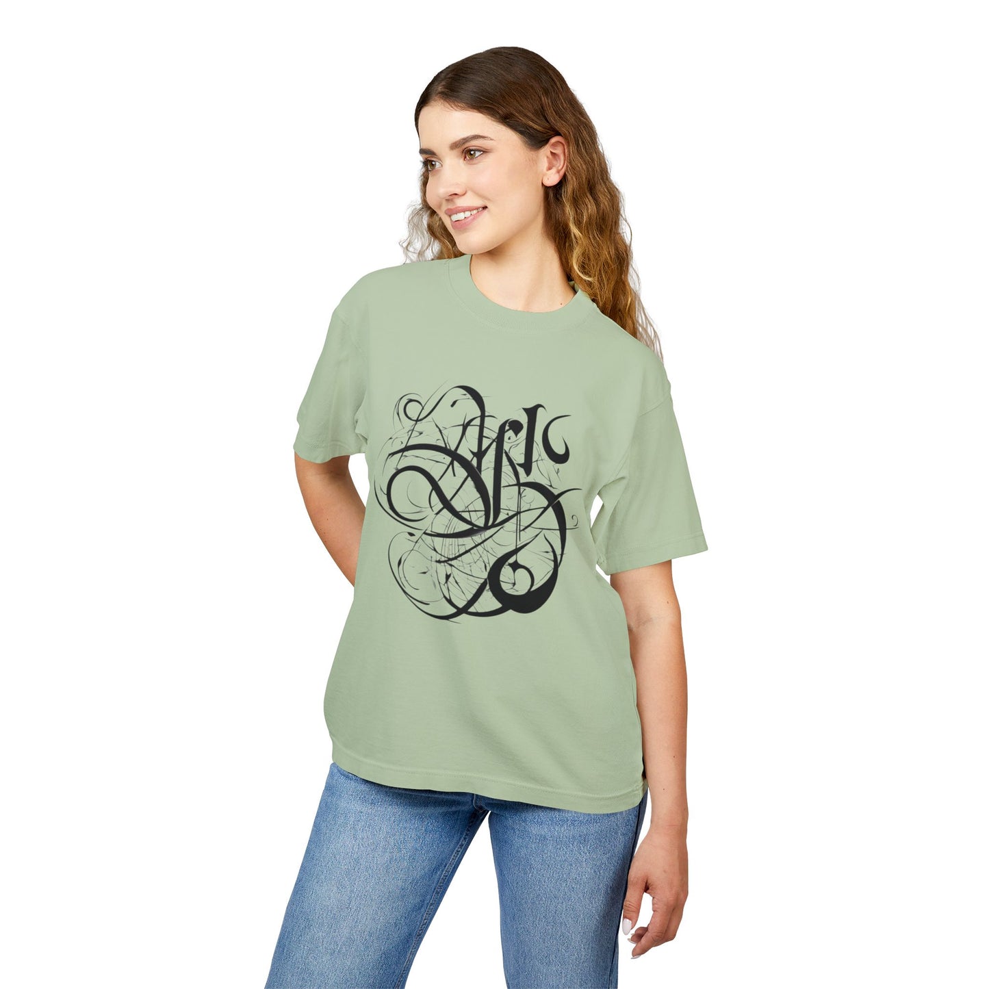 Ark Design with Custom Drip Logo on Back - Unisex Urban Heavy Tee