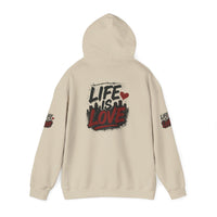 Life Is Love Hoodie — Inspirational Graphic Sweatshirt