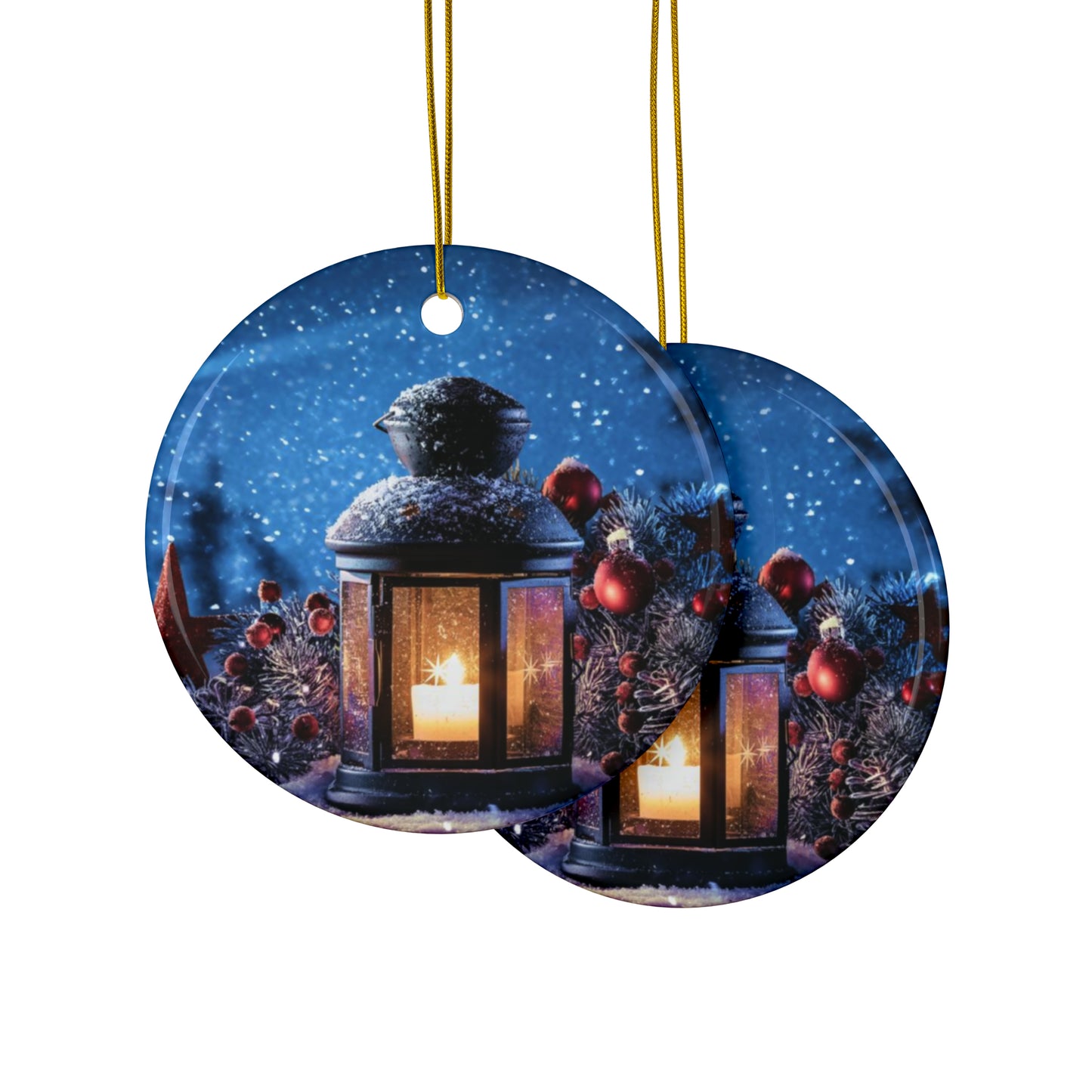 Christmas Ceramic Ornaments (1pc, 3pcs, 5pcs, 10pcs)