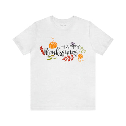 Happy Thanksgiving Jersey Short Sleeve Tee