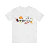 Happy Thanksgiving Jersey Short Sleeve Tee