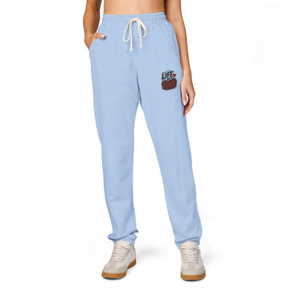 Life Is Good Sweatpants — Cozy Garment-Dyed Fleece Sweatpants