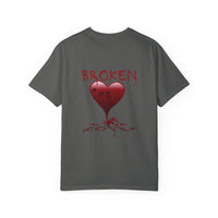 Broken Heart Unisex Garment-Dyed T-shirt