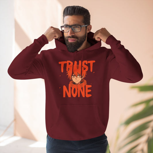 Fleece Hoodie Trust None Design