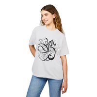 Ark Design with Custom Drip Logo on Back - Unisex Urban Heavy Tee