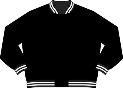 Built By Pressure Varsity Jacket – Crowned Streetwear Bomber