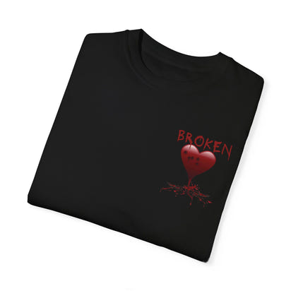 Broken Heart Unisex Garment-Dyed T-shirt